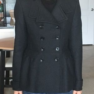 Burberry wool peacoast grey size 8